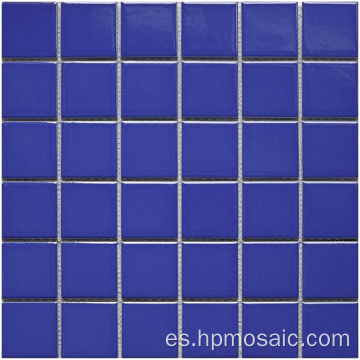 Azulejos decorativos de cerámica azul oscuro